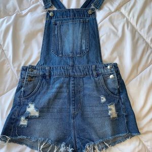 Overall Shorts